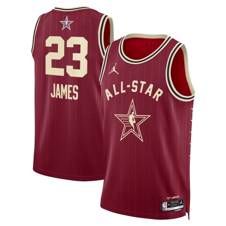 Män All-Star 2024 Tröja Western Conference LeBron James Röd Swingman Män All-Star 2024 Tröja Western Conference LeBron James Röd Swingman